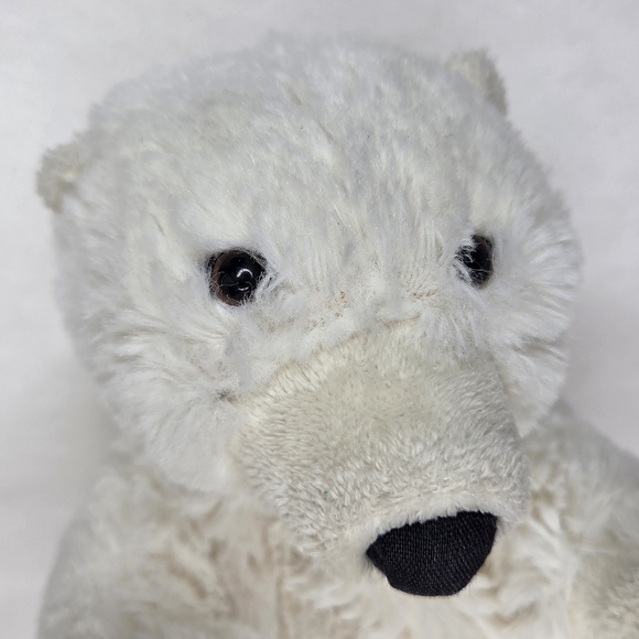 Cuddly White Plush Bear Toy - Picture 8 of 9